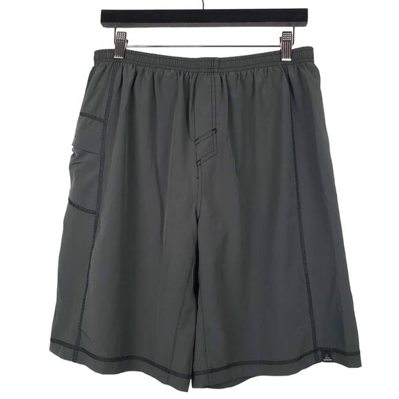 Prana Shorts Elastic Waist Pull On - L - Picture 1 of 4